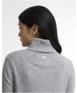 Women’s Barbour Pendle Roll Collar Sweater - GREY MARL/BIRCHW