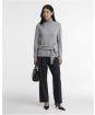 Women’s Barbour Pendle Roll Collar Sweater - GREY MARL/BIRCHW