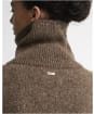 Women's Barbour Lavensdale Half Zip Knitted Jumper - DEEP CAMEL