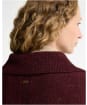 Women's Barbour Lavensdale Half Zip Knitted Jumper - Fig