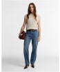 Women's Barbour Anastasia Knitted Vest - Cloud Multi