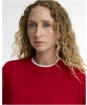 Women's Barbour Woodhouse Knitted Jumper - Crimson