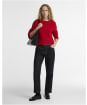 Women's Barbour Woodhouse Knitted Jumper - Crimson