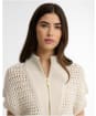 Women's Barbour International Niamh Sleeveless Knitted Jumper - Light Stone