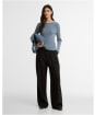 Women's Barbour International Seren Knitted Jumper - Washed Pearl Blue