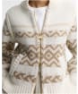 Women's Barbour Maplewood Knitted Zip Through Jumper - Multi