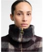 Women's Barbour Carville Knitted Zip Through Jumper - Multi