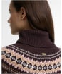 Women's Barbour Darwen Knitted Jumper - Seal Brown