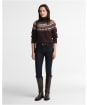 Women's Barbour Darwen Knitted Jumper - Seal Brown