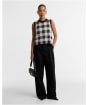 Women's Barbour International Amaya Knitted Vest - Truffle Multi