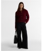 Women's Barbour Adalyn Knitted Cardigan - Cranberry Red