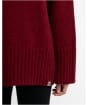Women's Barbour Gaia Knitted Jumper - Cranberry Red