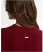 Women's Barbour Gaia Knitted Jumper - Cranberry Red