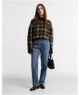 Women's Barbour Delilah Knitted Jumper - Olive Multi Patchwork
