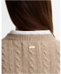 Women's Barbour Ashdown Cable Knitted Jumper - Honey