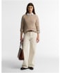 Women's Barbour Ashdown Cable Knitted Jumper - Honey