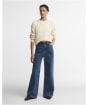 Women's Barbour Ashdown Cable Knitted Jumper - Ecru