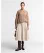 Women's Barbour Alderney Fleck Knitted Jumper - Warm Trench