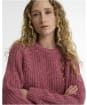 Women's Barbour Alderney Fleck Knitted Jumper - Tea Rose