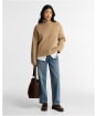 Women's Barbour Woodhouse Cashmere Blend Funnel Neck Knitted Jumper - Warm Trench