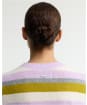 Women's Barbour Woodhouse Striped Cashmere Blend Knitted Jumper - Frosted Heather Stripe