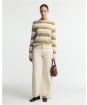 Women's Barbour Woodhouse Striped Cashmere Blend Knitted Jumper - Frosted Heather Stripe