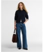 Women's Barbour Woodhouse Cashmere Blend Knitted Cardigan - Navy
