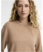 Women's Barbour Penwood Cashmere Knitted Jumper - Camel