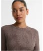 Women's Barbour International Varano Knitted Jumper - TRUFFLE MULTI