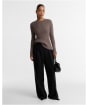 Women's Barbour International Varano Knitted Jumper - TRUFFLE MULTI