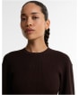 Women's Barbour International Cyrus Knitted Jumper - Truffle