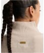 Women's Barbour International Lilah Knitted Jumper - Moonbeam