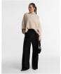 Women's Barbour International Lilah Knitted Jumper - Moonbeam