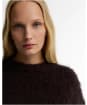 Women's Barbour International Gea Knitted Jumper - Truffle