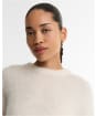 Women's Barbour International Gea Knitted Jumper - Off White