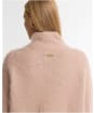 Women's Barbour International Ramona Knitted Zip Through - Nutmeg