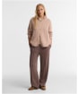 Women's Barbour International Ramona Knitted Zip Through - Nutmeg