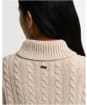Women's Barbour Ambleside Cable Knitted Jumper - Oatmeal