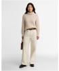 Women's Barbour Ambleside Cable Knitted Jumper - Oatmeal