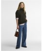 Women's Barbour Stanford Fleck Knitted Jumper - Olive