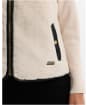 Women's Barbour International Oulton Faux Fur Liner - Light Stone / Black