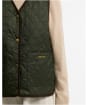 Women's Barbour Tartan Reimagined Icons Reversible Tartan Quilted Liner - Olive / Classic Tartan