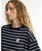 Women's Barbour Ambleside Striped Top - Dark Navy / Cloud