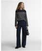 Women's Barbour Harling Striped Top - Dark Navy / Cloud