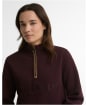 Women's Barbour Cynthia Half Zip Sweatshirt - Fig