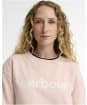 Women's Barbour Hartland Crew Sweatshirt - Pink Blush