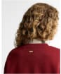 Women's Barbour Hartland Crew Sweatshirt - Cranberry Red