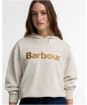 Women's Barbour Hartland Hoodie - CLOUD MARL/WARM