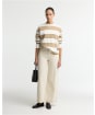 Women's Barbour Eva Sweatshirt - Cloud / Warm Trench
