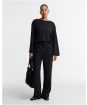 Women's Barbour International Kenna Sweatshirt - Black